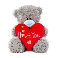 7" I Love You Padded Heart Me to You Bear Extra Image 1 Preview